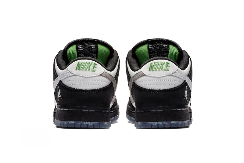 nike sb dunk low pro panda pigeon release date 2019 january footwear jeffstaple jeff staple design white back sample not for resales newspaper