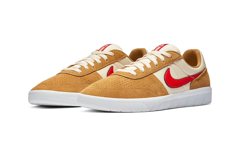 Nike SB Team Classic Tom Sachs Colorway Release Golden Beige Light Cream White University Red Mars Yard 2.0