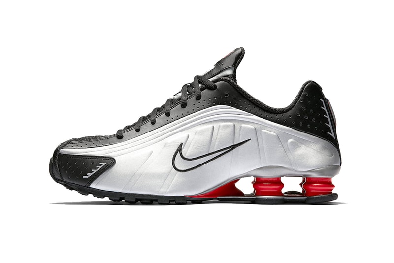 nike shox r4 og black metallic silver max orange 2019 february release date footwear