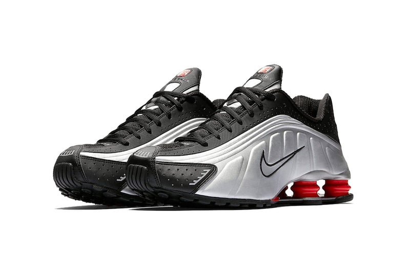 nike shox r4 og black metallic silver max orange 2019 february release date footwear