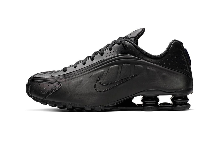 Nike Shox R4 Gets Murdered-Out in "Triple Black" Colorway