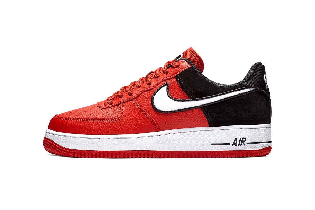 Nike Surfaces Bichrome Air Force 1 Triptych red black white yellow navy drop release date images price footwear sneakers Release Date