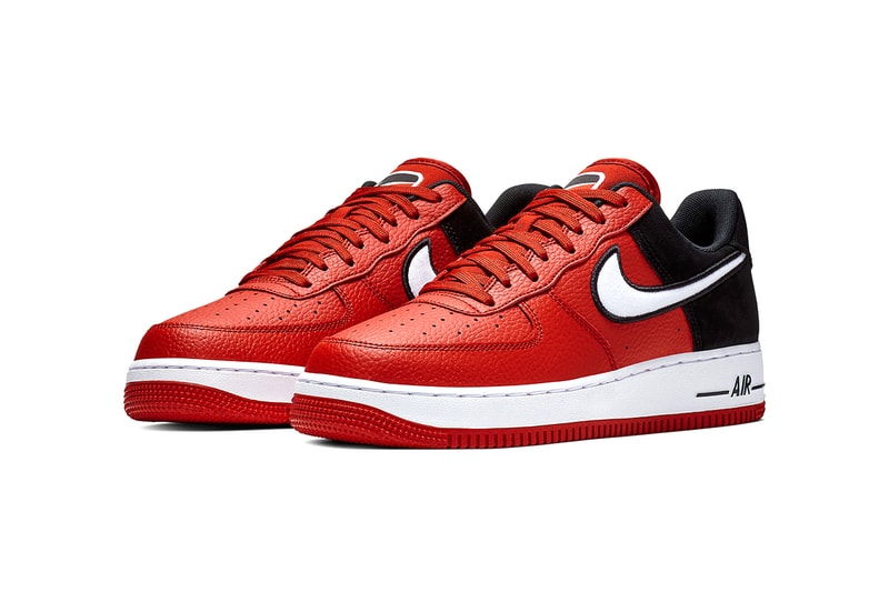 Nike Surfaces Bichrome Air Force 1 Triptych red black white yellow navy drop release date images price footwear sneakers Release Date