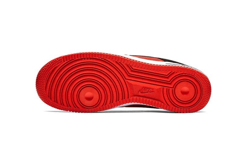Nike Surfaces Bichrome Air Force 1 Triptych red black white yellow navy drop release date images price footwear sneakers Release Date