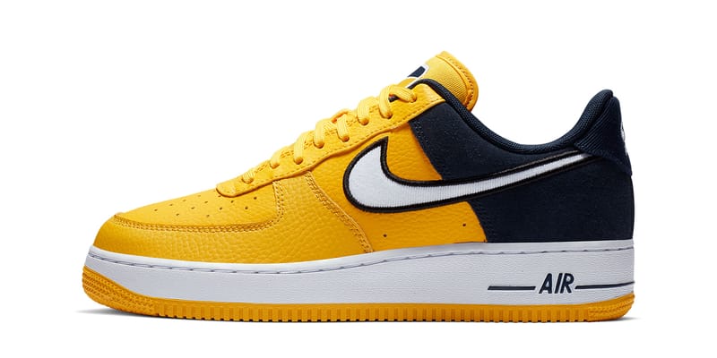 nike air force 1 yellow and blue