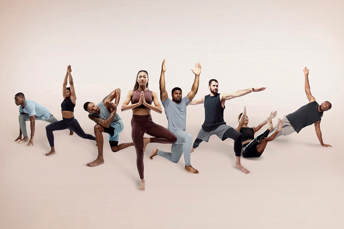 Nike Debuts Its First-Ever Yoga Line athletics lookbooks sports
