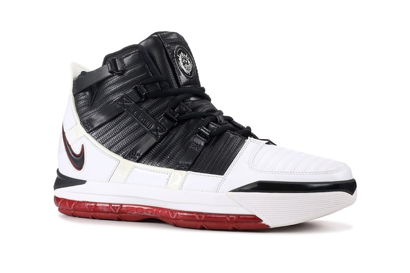 nike zoom lebron 3 home 2019 february footwear lebron james nike basketball black white varsity crimson