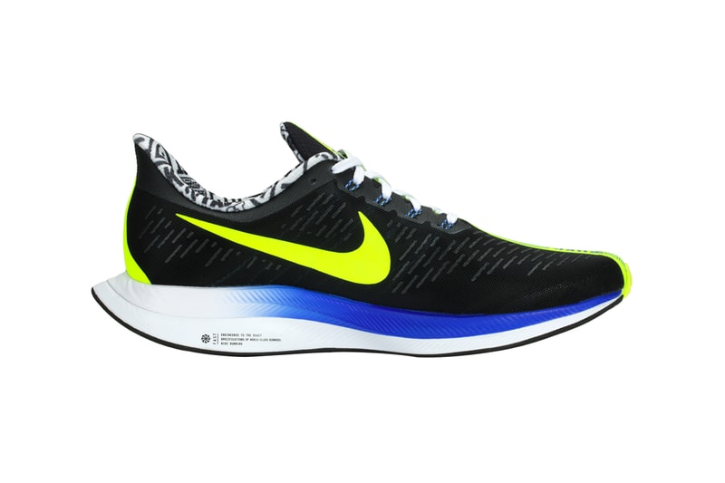 Nike Zoom Pegasus 35 Turbo Hong Kong Marathon 2019 Black Volt Blue Running info Release date