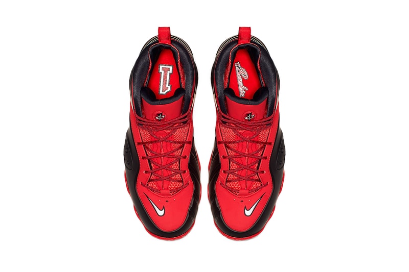 nike zoom rookie university red white black 2019 january nike sportswear nike basketball penny hardaway