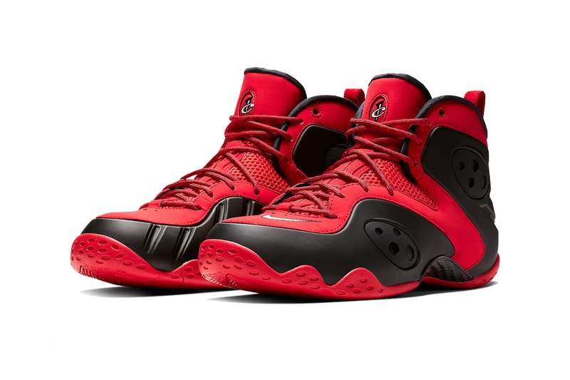 nike zoom rookie university red white black 2019 january nike sportswear nike basketball penny hardaway