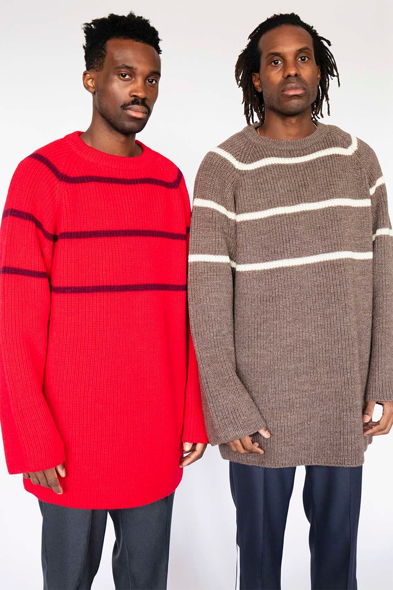 NOMA t.d. "Harmony" Fall Winter 2019 Lookbook Collection First Look Tie Dye Embroidery Jacquard Reversible Amazon Tokyo Fashion Week