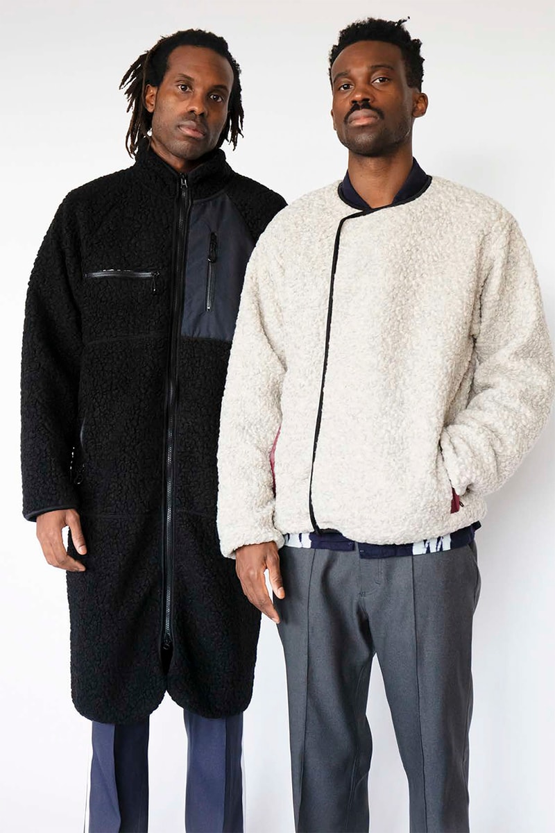 NOMA t.d. "Harmony" Fall Winter 2019 Lookbook Collection First Look Tie Dye Embroidery Jacquard Reversible Amazon Tokyo Fashion Week