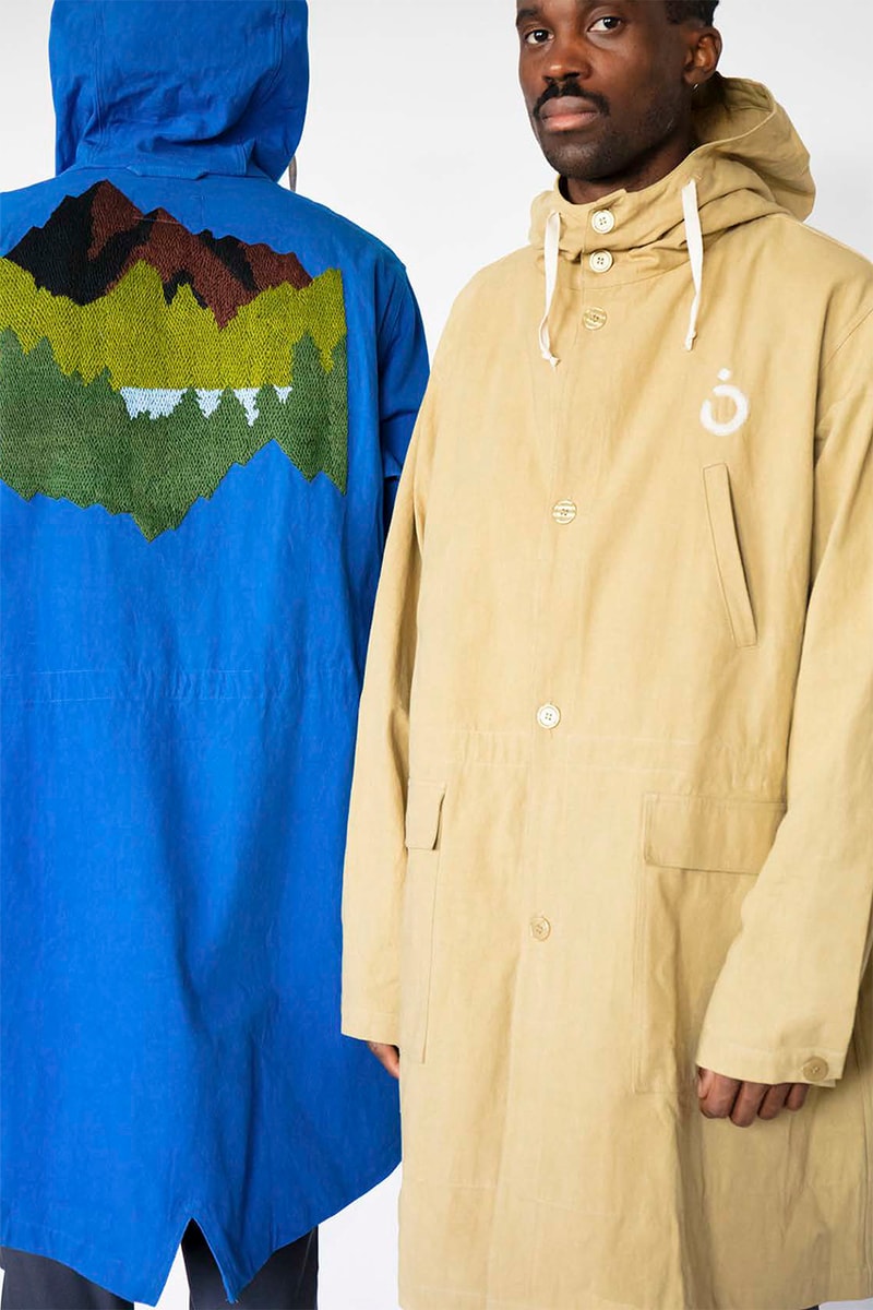 NOMA t.d. "Harmony" Fall Winter 2019 Lookbook Collection First Look Tie Dye Embroidery Jacquard Reversible Amazon Tokyo Fashion Week