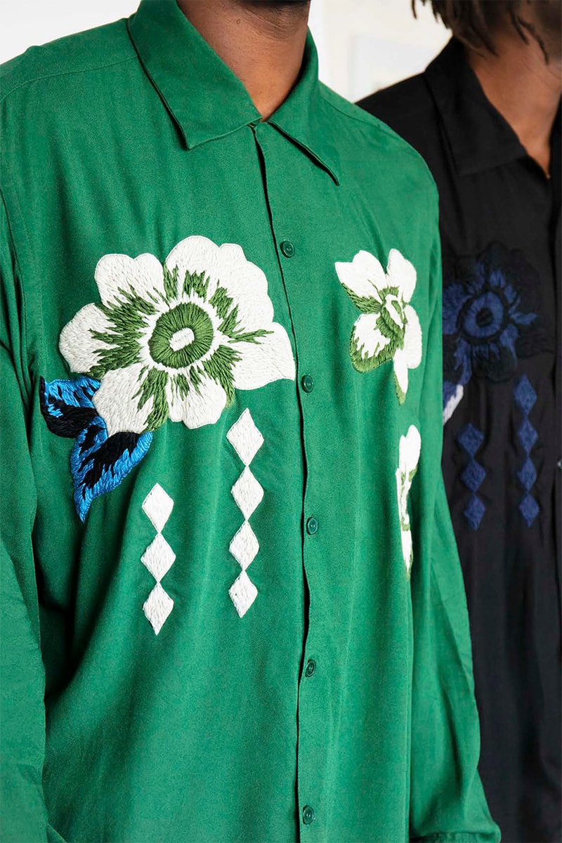 NOMA t.d. "Harmony" Fall Winter 2019 Lookbook Collection First Look Tie Dye Embroidery Jacquard Reversible Amazon Tokyo Fashion Week