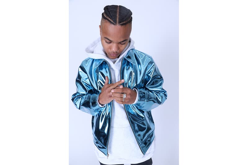 Noon Goons FW19 Lookbook fall/winter 2019 collection workwear streetwear denim graphic tee t tie-dye Los Angeles Gogy Esparza suede rose print pvc faux fur silk shirt