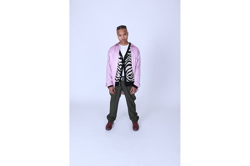 Noon Goons FW19 Lookbook fall/winter 2019 collection workwear streetwear denim graphic tee t tie-dye Los Angeles Gogy Esparza suede rose print pvc faux fur silk shirt 