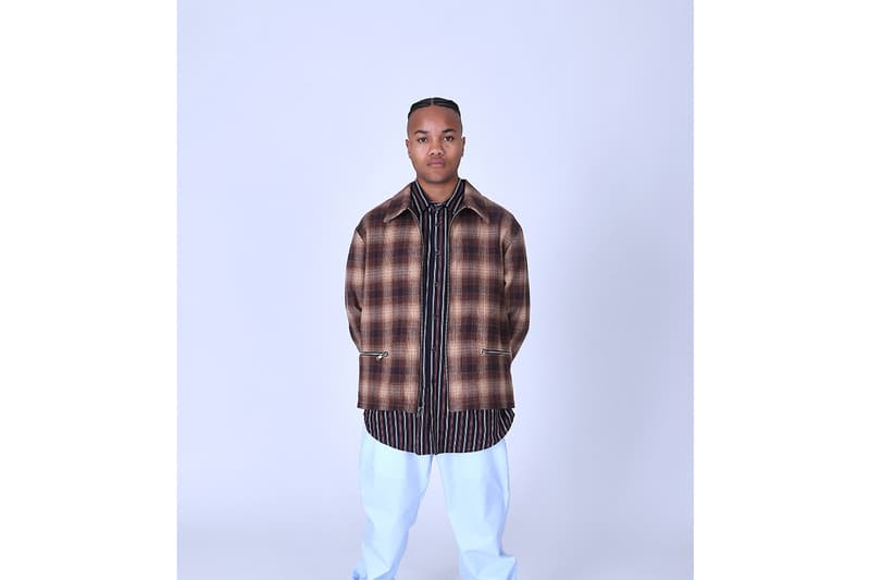 Noon Goons FW19 Lookbook fall/winter 2019 collection workwear streetwear denim graphic tee t tie-dye Los Angeles Gogy Esparza suede rose print pvc faux fur silk shirt 