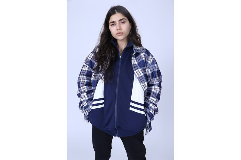 Noon Goons FW19 Lookbook fall/winter 2019 collection workwear streetwear denim graphic tee t tie-dye Los Angeles Gogy Esparza suede rose print pvc faux fur silk shirt