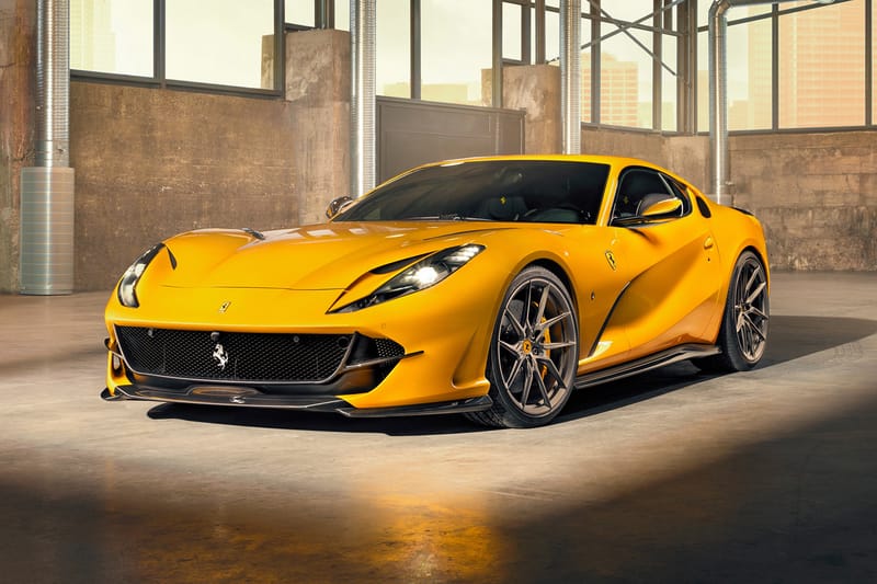 ferrari 812 gts yellow