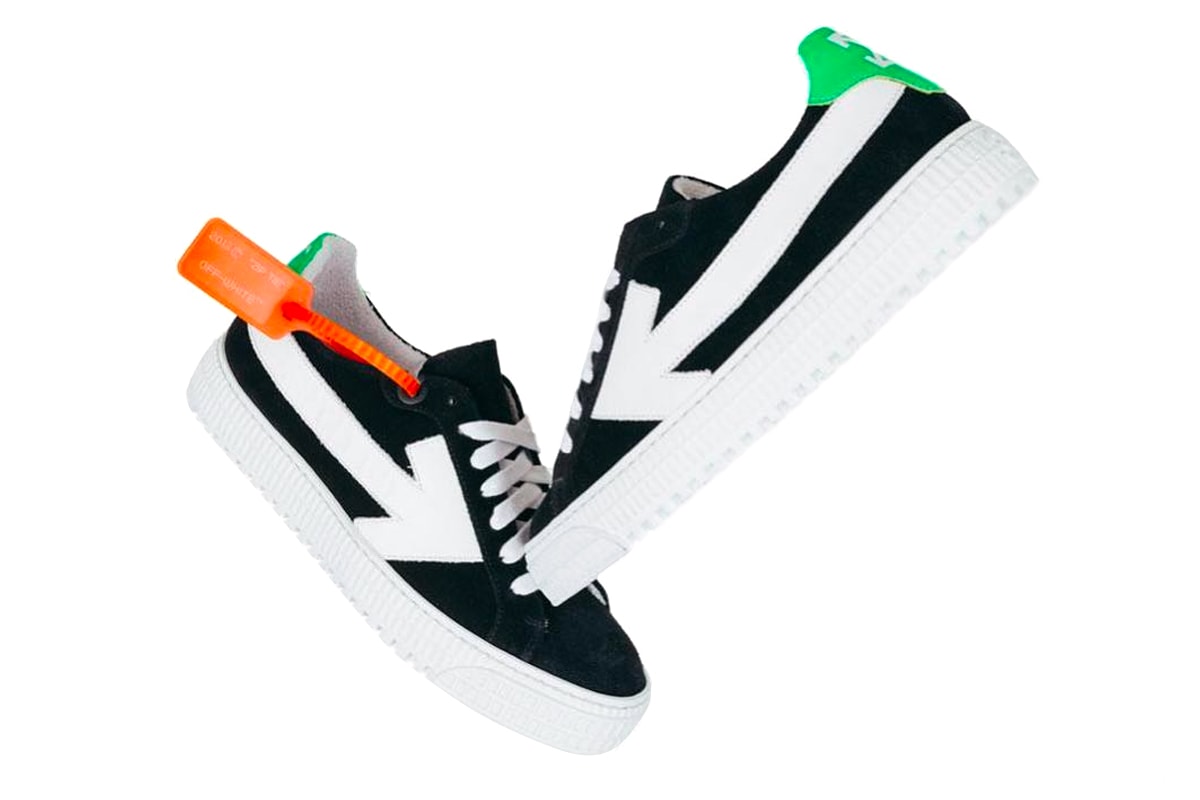 Off White Arrow Sneakers Preview Info kicks shoes virgil abloh fashion