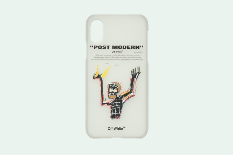 Off-White™ Keeps the Basquiat Love Coming With Printed iPhone X Cases