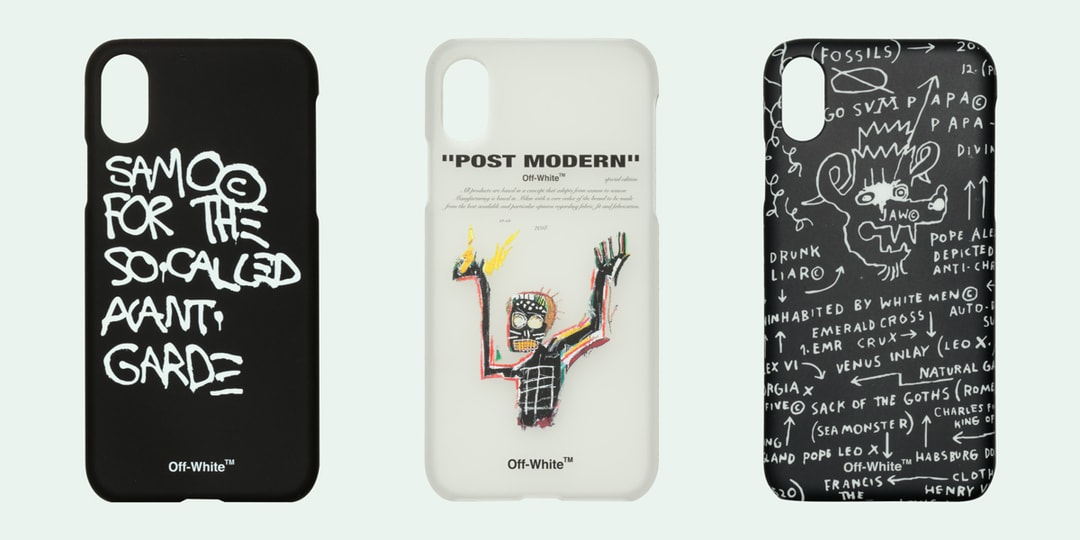 Off-White x Basquiat iPhone X Cases | Hypebeast Off-White x Basquiat iPhone X Cases | Hypebeast