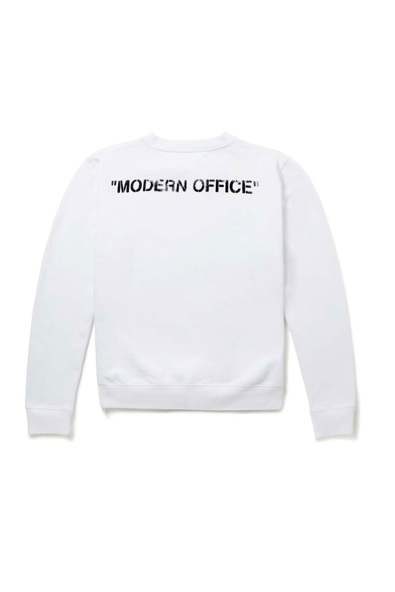 Off-White™ Mr Porter Capsule Collection "Modern Office" Details Collab Collaborations Lookbooks