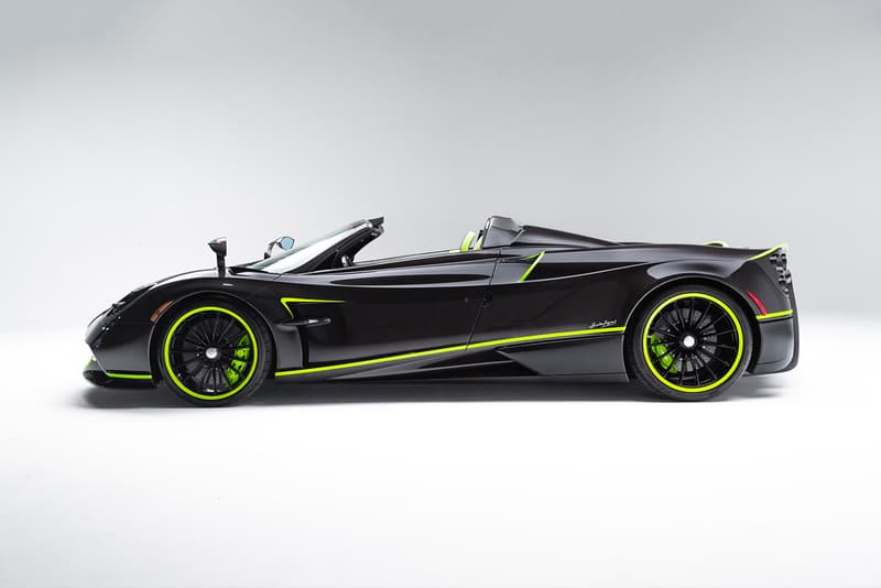 Pagani Newport Beach Acid Green Huayra Roadster Kirby Studios Tyler Lee Pagani Newport Beach supercars hypercars