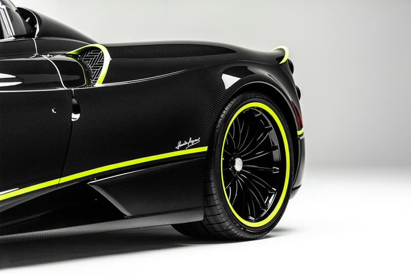 Pagani Newport Beach Acid Green Huayra Roadster Kirby Studios Tyler Lee Pagani Newport Beach supercars hypercars