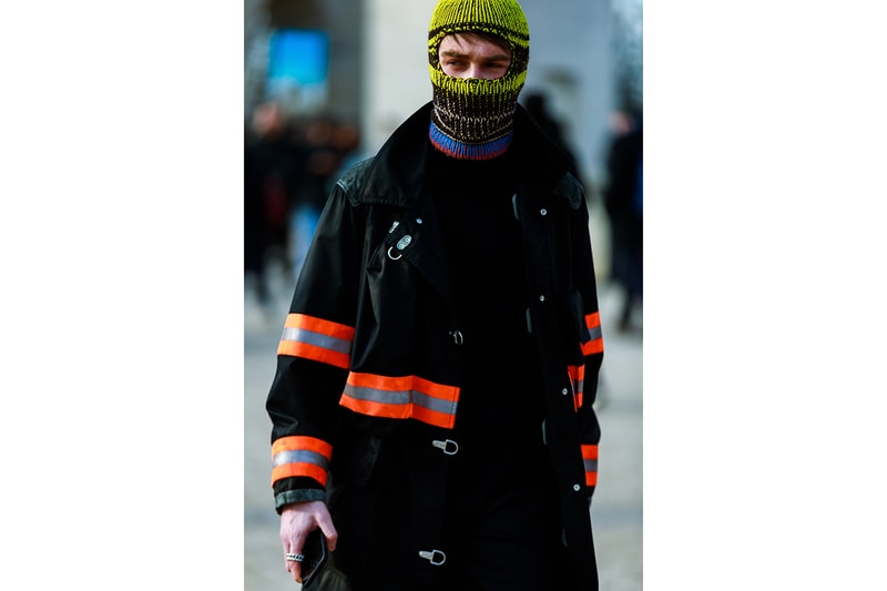 Paris Fashion Week Fall Winter 2019 Street Style Recap Skepta Dev Hynes Blood Orange Jerry Lorenzo SooJoo Gunna Kevin Poon Kubo Madison Beer Aleali May day 1 2 Heron Preston Off White Raf Simons Nike undercover Calvin Klein 99%is Chanel Kapital alyx 
