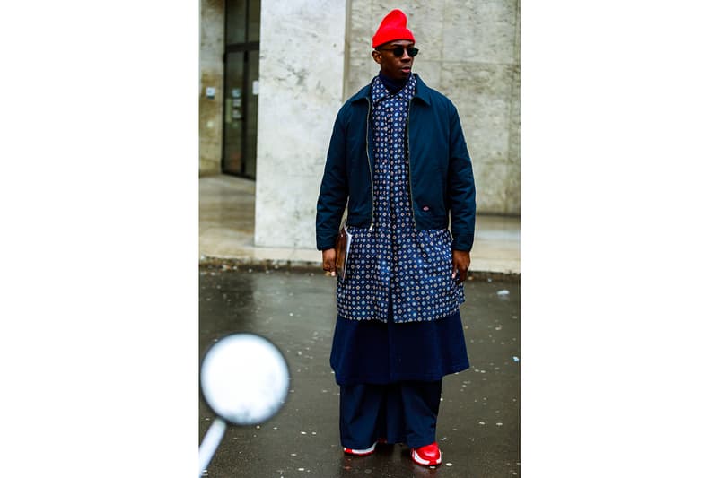 Paris Fashion Week Fall Winter 2019 Street Style Recap Skepta Dev Hynes Blood Orange Jerry Lorenzo SooJoo Gunna Kevin Poon Kubo Madison Beer Aleali May day 1 2 Heron Preston Off White Raf Simons Nike undercover Calvin Klein 99%is Chanel Kapital alyx 