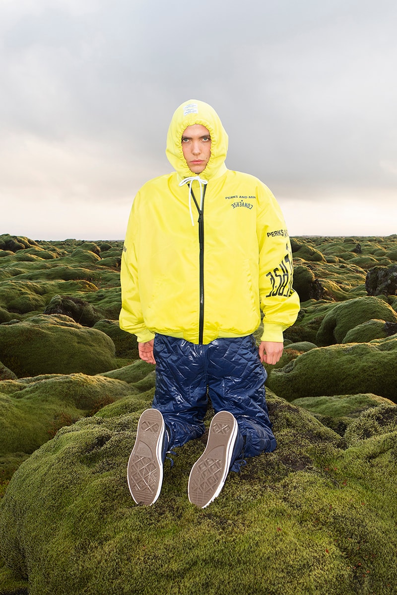 perks and mini pam converse collaboration mutation collection drop release date chuck taylor all star info puffer zip shirt tee hoodie bomber lookbook