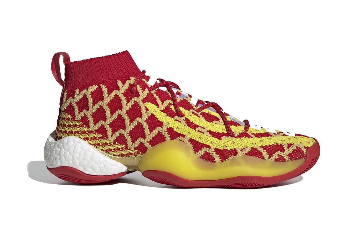 pharrell williams adidas crazy byw chinese new year 2019 footwear adidas originals red gold yellow ambition