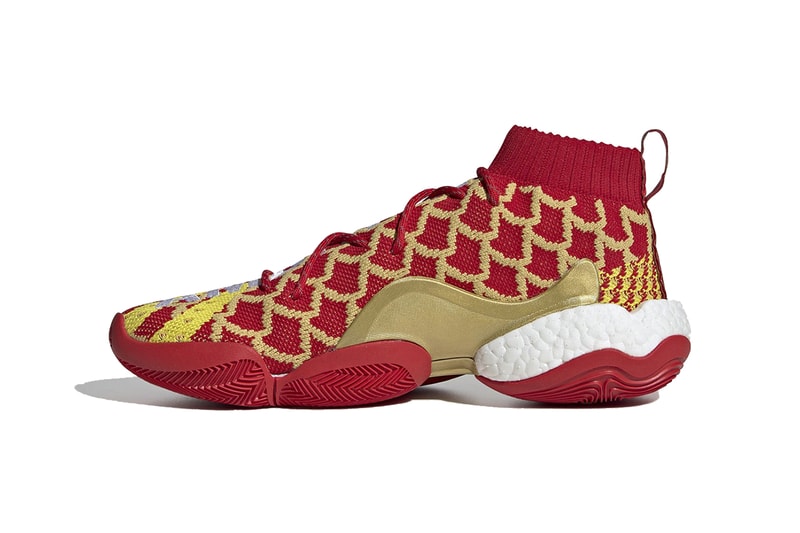 pharrell williams adidas crazy byw chinese new year 2019 footwear adidas originals red gold yellow ambition
