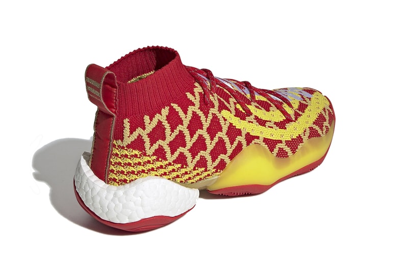 pharrell williams adidas crazy byw chinese new year 2019 footwear adidas originals red gold yellow ambition