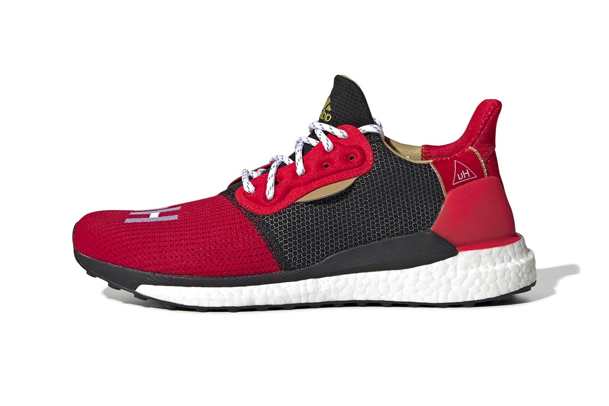 Pharrell adidas Solar Hu Glide ST Chinese New Year Release Red Gold Black Williams Info Date CNY