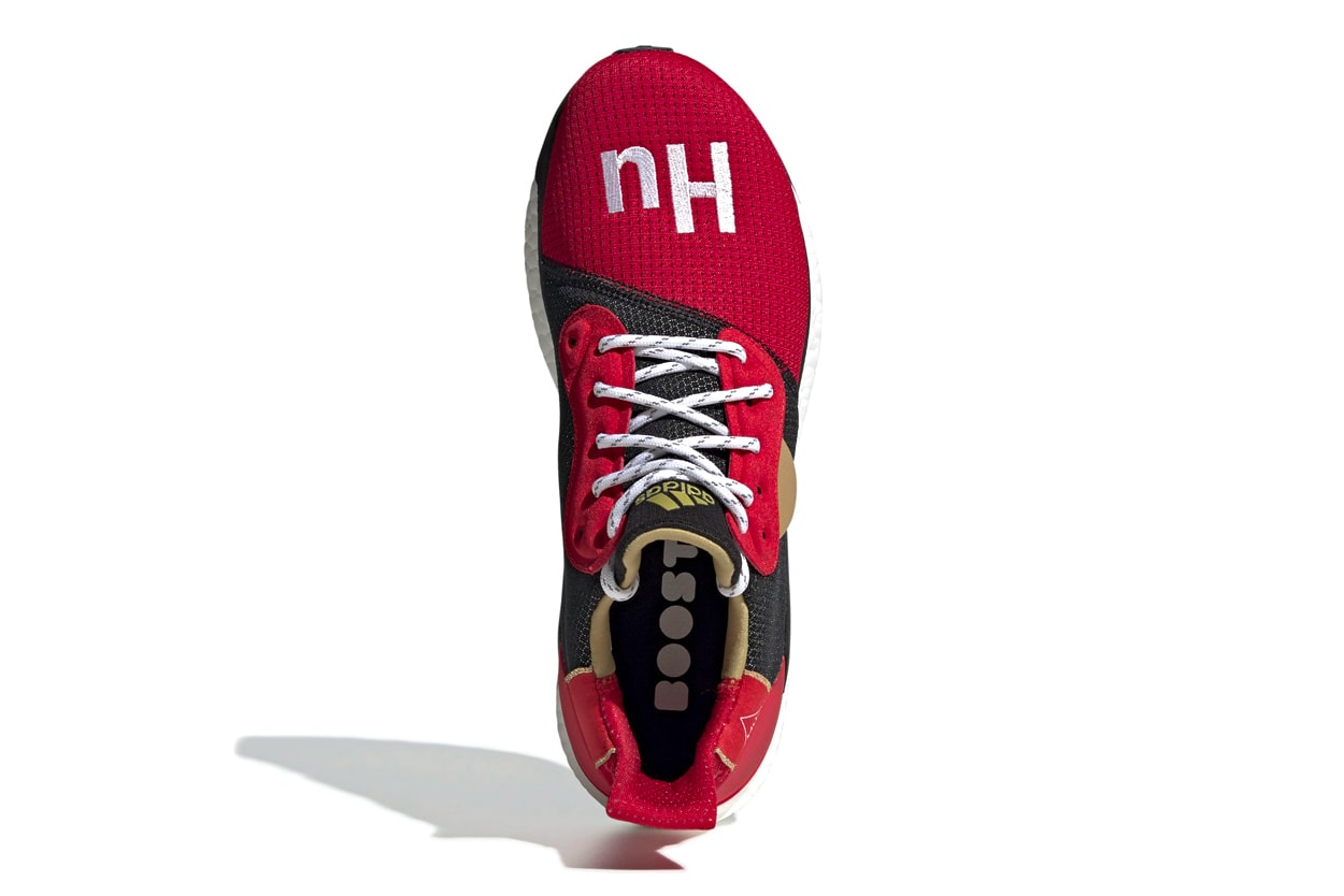 Pharrell adidas Solar Hu Glide ST Chinese New Year Release Red Gold Black Williams Info Date CNY