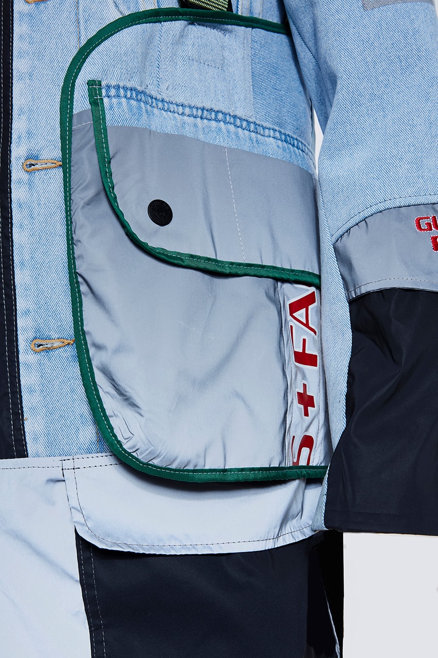 dr romanelli vintage patchwork coat PLACES+FACES GUESS Jeans U.S.A. collaboration gr8 tokyo exclusive drop release date info january 26 2019
