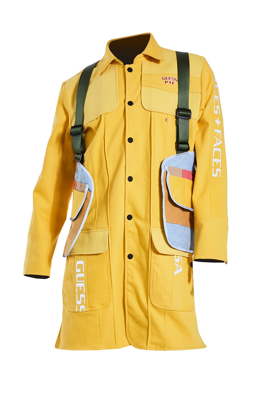 dr romanelli vintage patchwork coat PLACES+FACES GUESS Jeans U.S.A. collaboration gr8 tokyo exclusive drop release date info january 26 2019