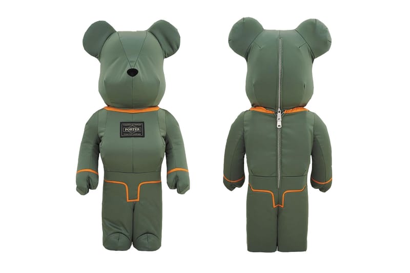 Medicom 400/% Bearbrick ~ Porter Be@rbrick Tanker Sage Green Special Edition