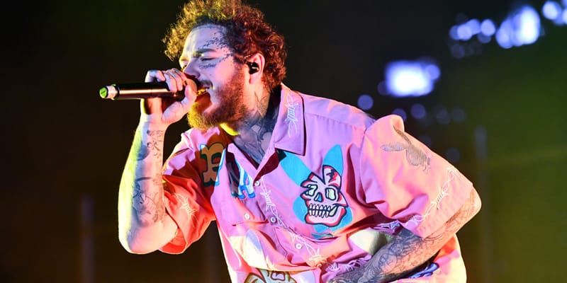 how long did post malone sunflower spend in top 10