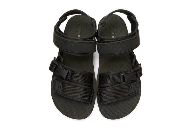 Prada Releases Black Tech Sandals Info fashion suicoke kicks ssense  footwear Italian 