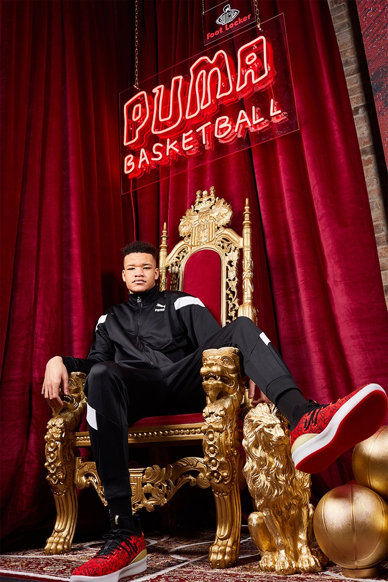 puma clyde court disrupt london 2019 january footwear puma hoops kevin knox new york knicks nba london games