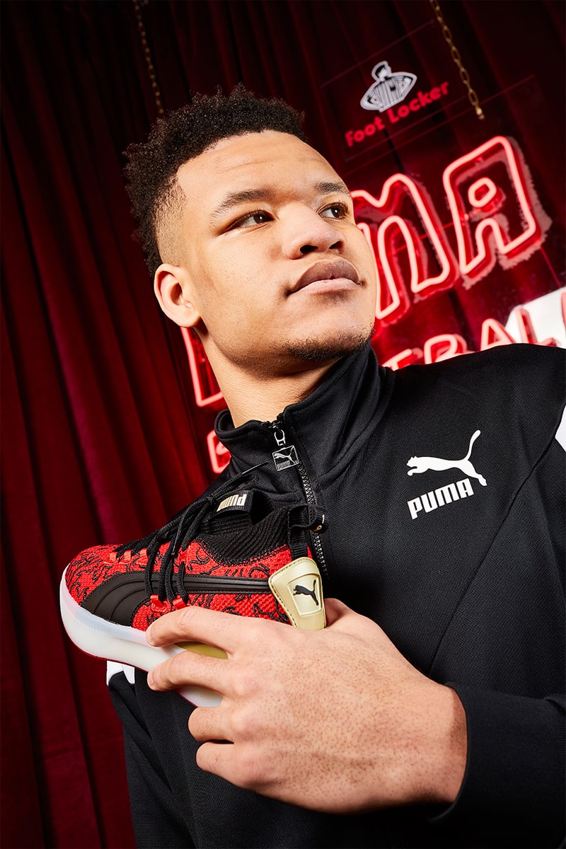 puma clyde court disrupt london 2019 january footwear puma hoops kevin knox new york knicks nba london games