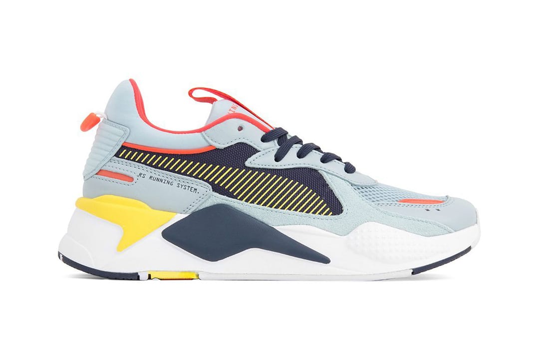 Puma RS X Reinvention Sky and Red Blast 