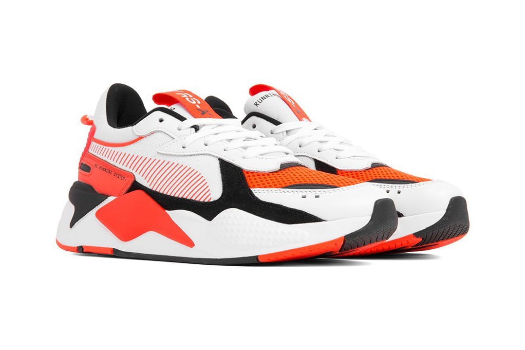 Puma RS X Reinvention Sky and Red Blast 