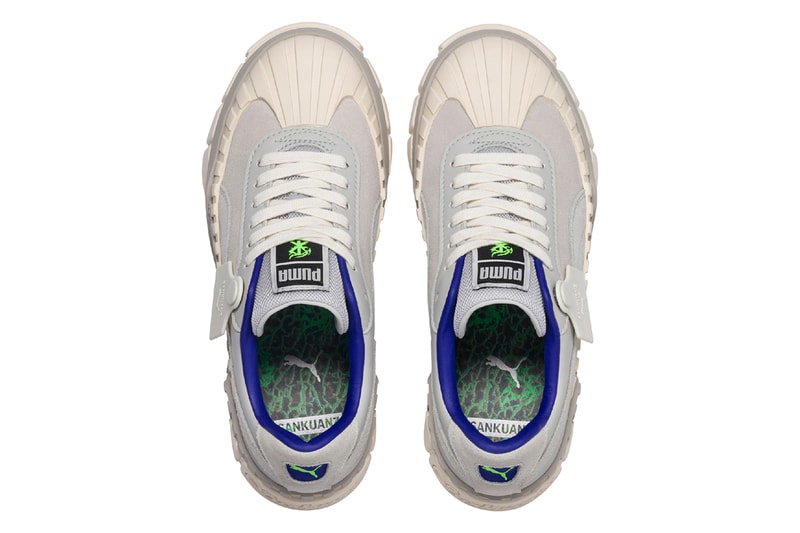 PUMA x Sankuanz SS19 Sneakers Hits the Runway at London Fashion Week men's collection 2019 rs-x cell endura california cali footwear aparel rtw collaboration