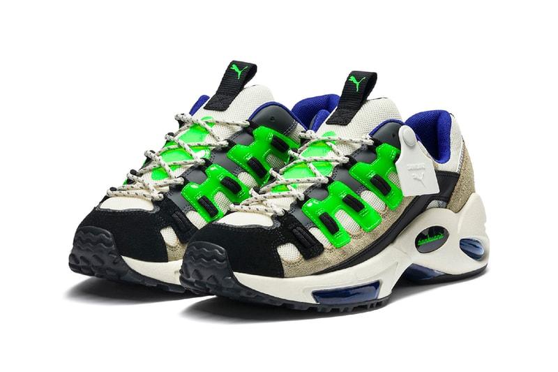 PUMA x Sankuanz SS19 Sneakers Hits the Runway at London Fashion Week men's collection 2019 rs-x cell endura california cali footwear aparel rtw collaboration