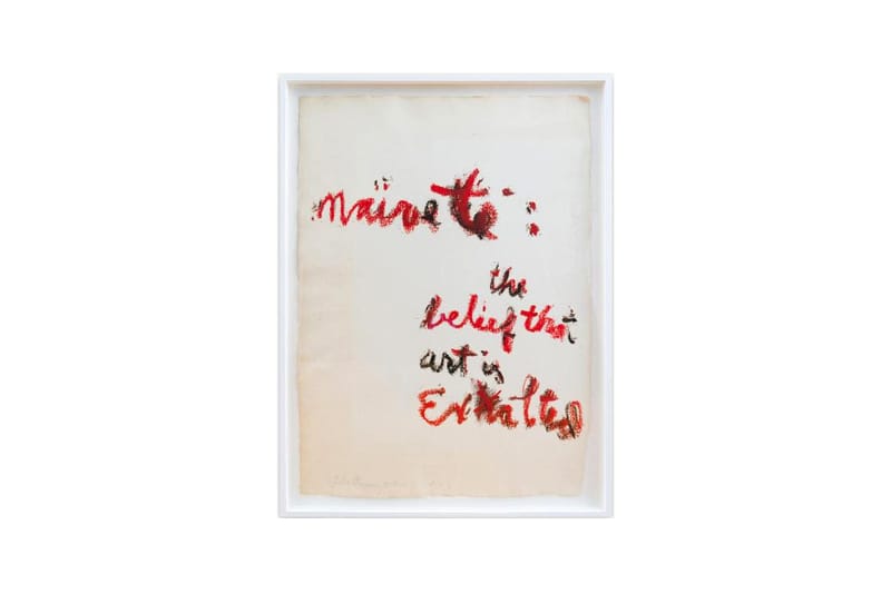 Unseen Works of Iconic Artist Rene Ricard Spotlighted in Posthumous Exhibition