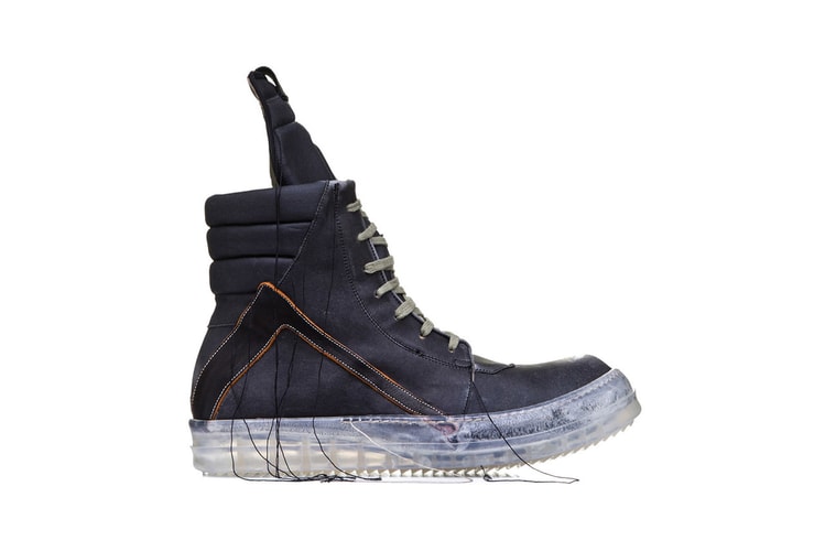 Rick Owens Updates the Geobasket Sneakers With Extra Threads